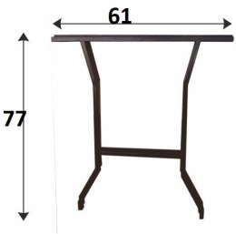 NOGA STALOWA DO STOŁU KPL. 2SZT