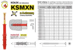 KOŁEK SZYBKI MONTAŻ KSMXN 8*220MM