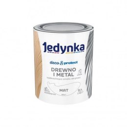 JEDYNKA DECO&PROTECT DREWNO I METAL MAT BIAŁY 0,7L