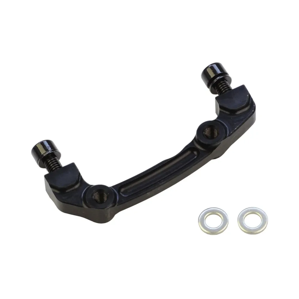Adapter przedniego / tylnego zacisku PM / IS HOPE (przód 180 mm / tył 160 mm) #HBMF Czarny