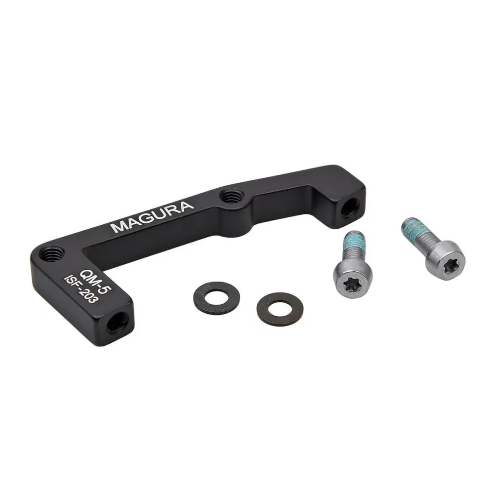 Adapter zacisku przedniego PM/IS MAGURA QM5 Disc 203 mm (+43 mm) czarny