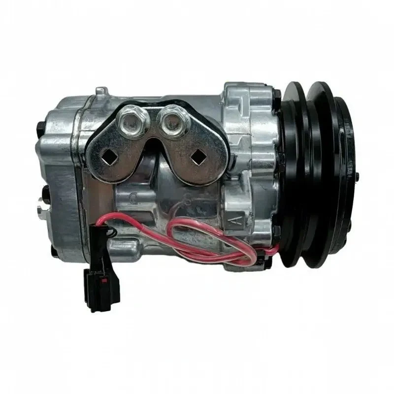 SD7B10 12V /C Compressor FYD00007143 John Deere 30G 30P 35G 35P 50G 50P Hitachi ZAXIS30U-5N ZAXIS35U-5N ZAXIS50U-5N