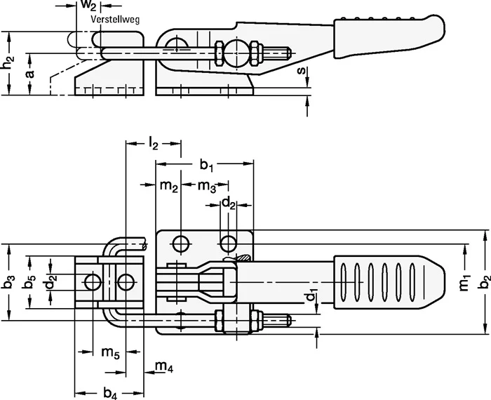 Stalowy napinacz GANTER GN 851 ( 4601001914 )