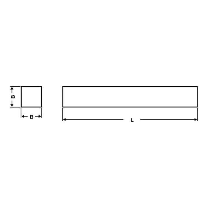 Pierścień obrotowy WILKE DIN 4964 forma B kwadrat szerokość 14 x 14 mm ( 4118415144 )