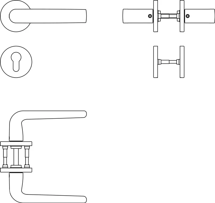 Zestaw rozet FSB 12 1076 stal nierdzewna F69 ( 3322002224 )