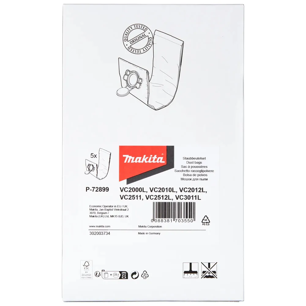 Makita P-72899 Torba papierowa