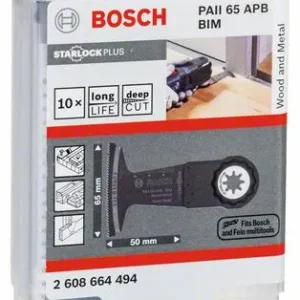 BOSCH Brzeszczot do cięcia wgłębnego PAII 65 APB Szerokość 65 mm Głębokość wgłębiania 50 mm ( 8000346241 )