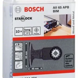 Brzeszczot do cięcia wgłębnego BOSCH AII 65 APB Szerokość 65 mm Głębokość cięcia wgłębnego 40 mm ( 8000346238 )