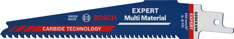 Brzeszczot do piły szablastej BOSCH Expert do wielu materiałów długość 150 mm szerokość 25 mm ( 4000837469 )