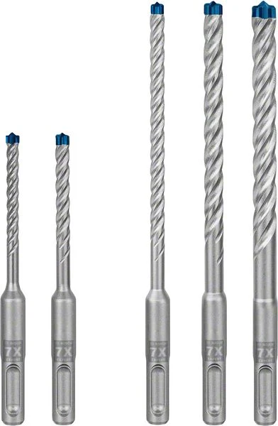 Zestaw wierteł udarowych Bosch EXPERT SDS Plus-7X 5 - 10 mm 5 szt. ( 2608900197 ) do betonu / kamienia - następca 26085761...