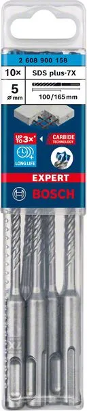 Wiertarka udarowa BOSCH Expert SDS-7X Ø 5 mm l.robocza 100 mm l.165 mm ( 4000909968 )