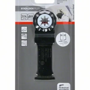 Brzeszczot do cięcia wgłębnego BOSCH PAIZ 32 APB Szerokość 32 mm Głębokość cięcia wgłębnego 60 mm ( 4000907744 )