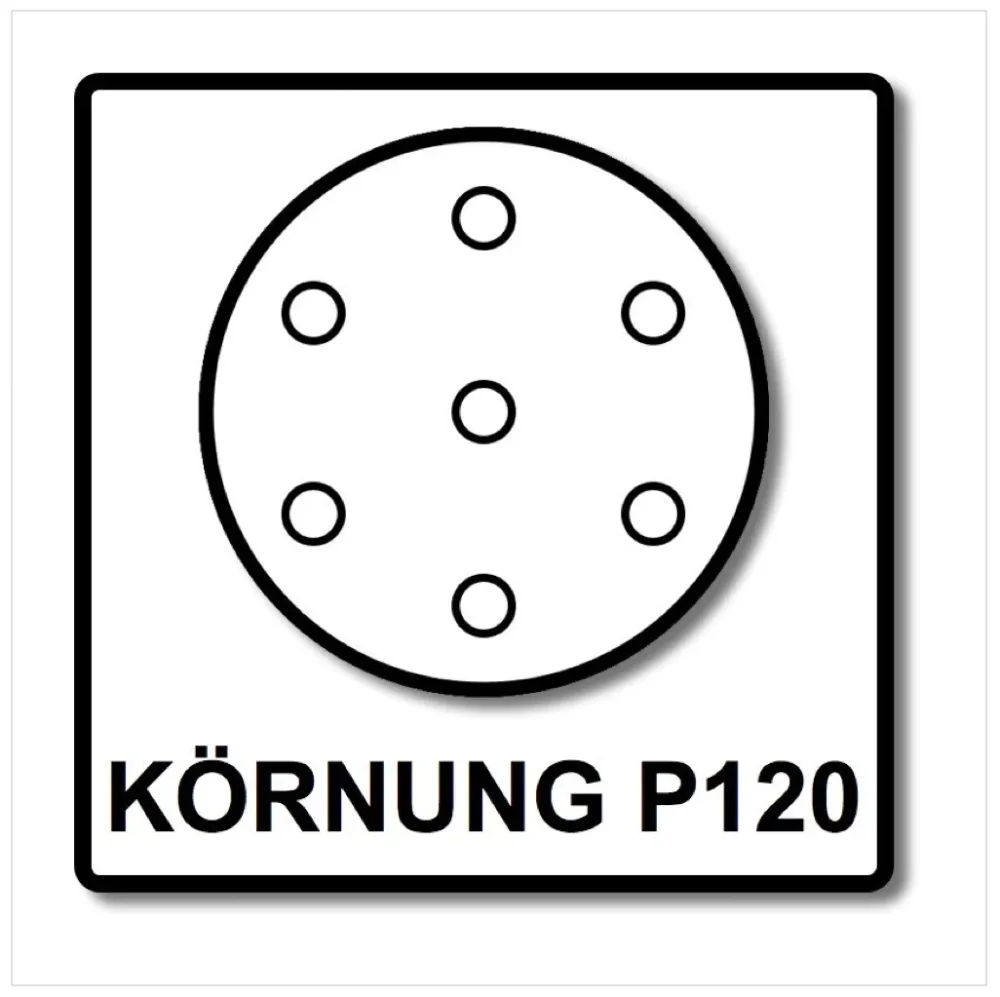 Festool STF D150/16 Tarcze szlifierskie 150 mm granat P120 GR / 100 sztuk ( 496979 )