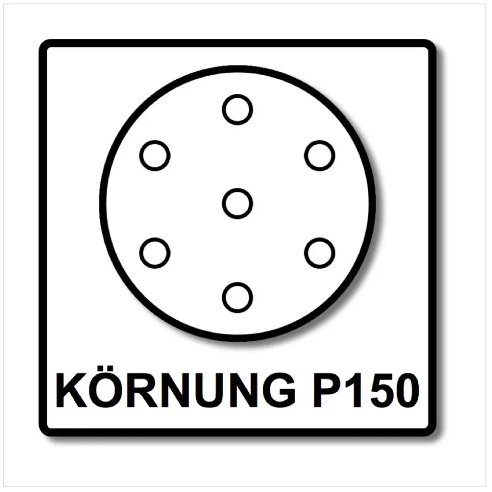 Festool STF D150/16 Tarcze szlifierskie 150 mm granat P150 GR / 100 sztuk ( 496980 )