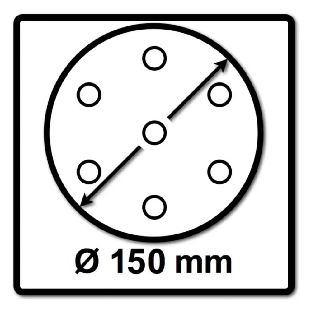 Festool STF D150/48 Tarcze szlifierskie granat P400 150 mm 200 szt. ( 2x 575172 ) do RO 150, ES 150, ETS 150, ETS EC 150,...
