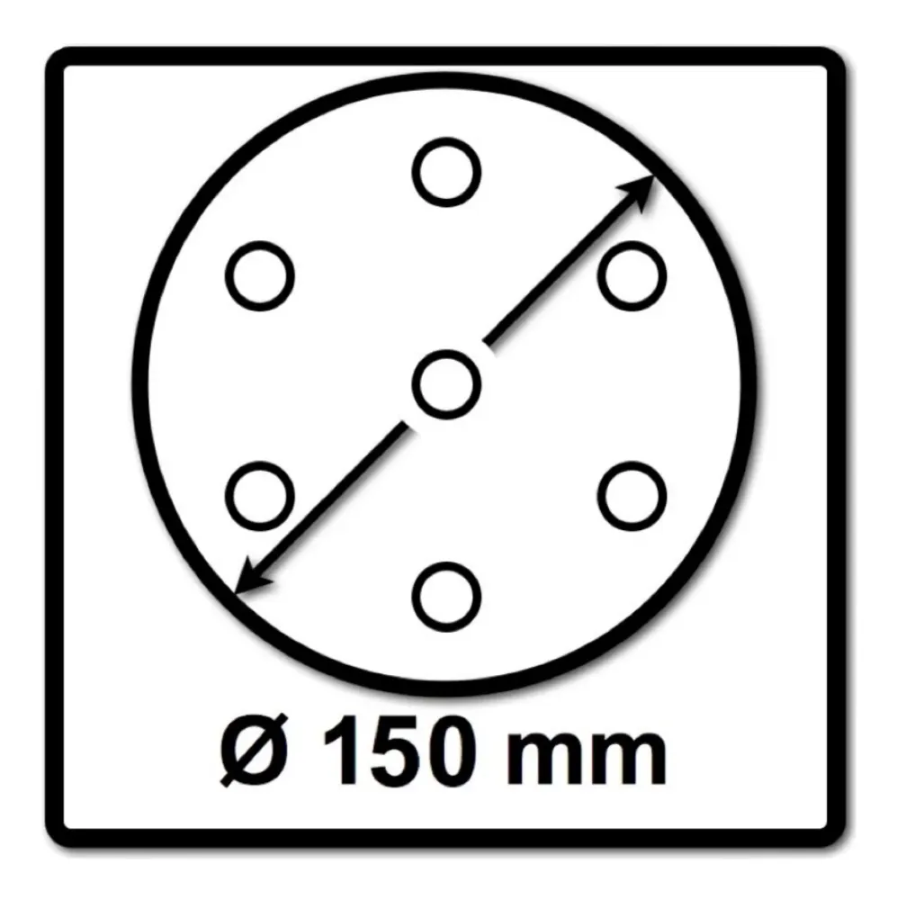 Festool STF-D150/48 P24 SA/25 Tarcza szlifierska Saphir P24 150 mm 25 szt. ( 575194 ) do RO 150, ES 150, ETS 150, ETS EC 1...
