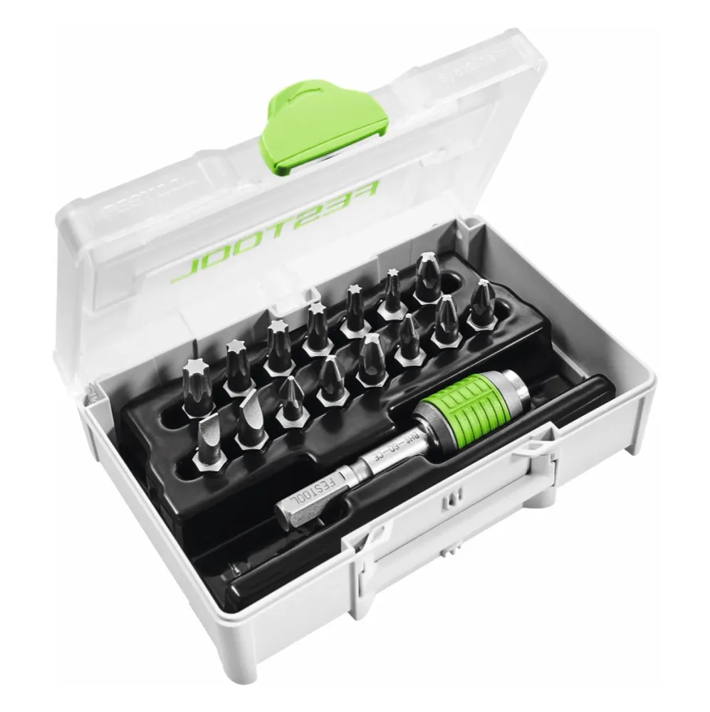 Festool SYS3 XXS CE-MX BHS 60 Zestaw bitów 16 szt. FastFix + Mini Systainer ( 205822 ) Phillips / Pozidriv / Slotted / Torx