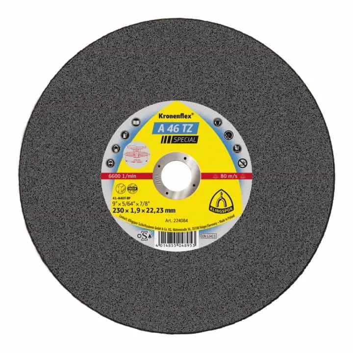 KLINGSPOR tarcza tnąca 46 TZ Special D230x1.9mm prosta ( 4000841495 )