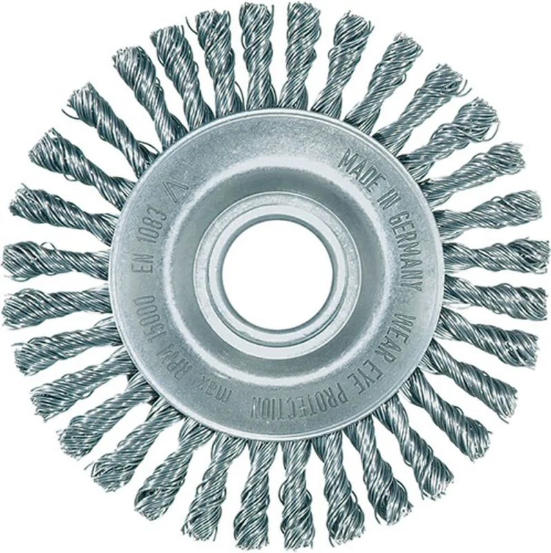 Szczotka okrągł LESSMANN Ø 115 mm grubość drutu 0,5 mm ( 4000844930 )