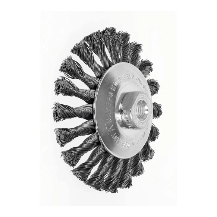 Szczotka stożkowa LESSMANN Ø 115 mm grubość drutu 0,5 mm ( 4000844924 )