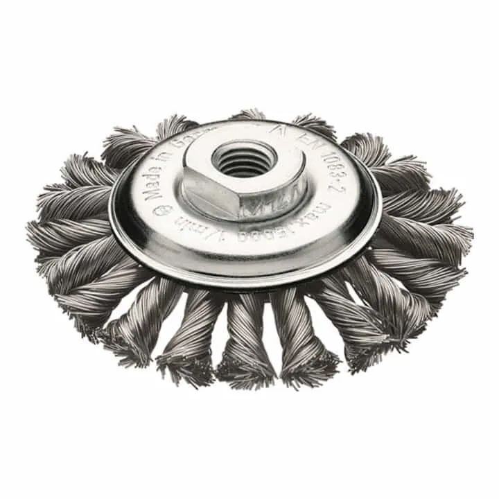 Szczotka stożkowa LESSMANN Ø 115 mm M14 grubość drutu 0,5 mm ( 4000840753 )