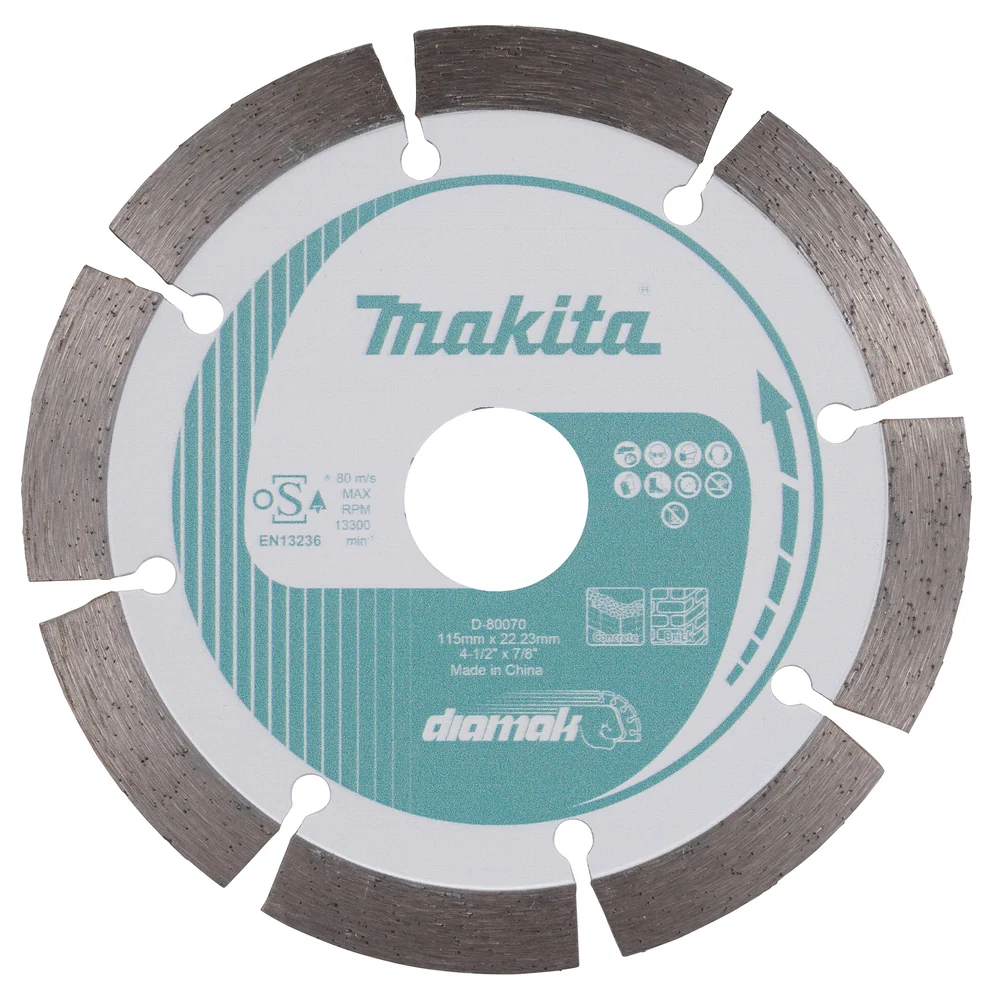 Makita D-80070 115mm Segmentowana tarcza diamentowa