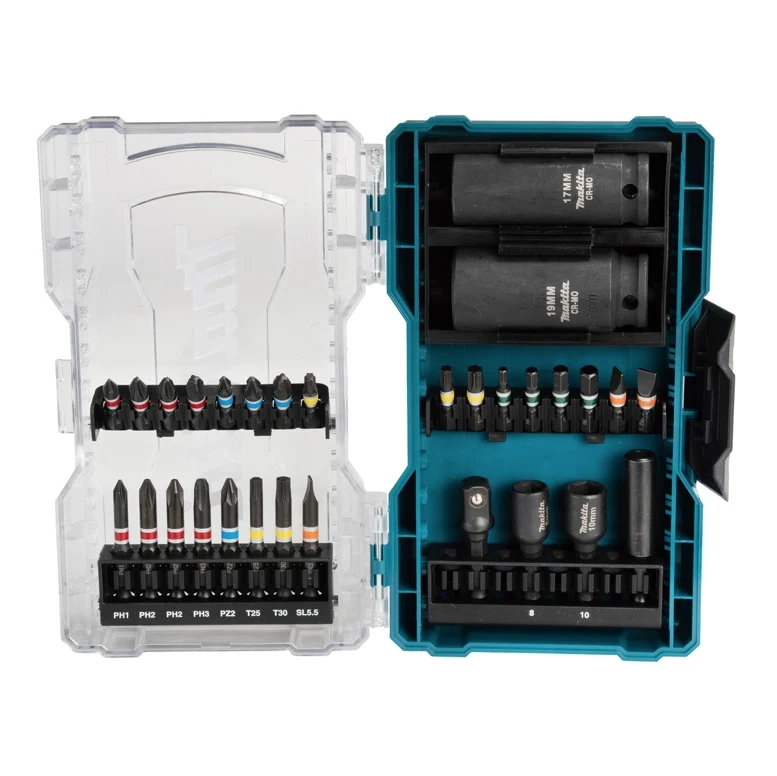 Zestaw bitów Makita display 10 x 30 elementów (E-07060-10) klucz szczelinowy / Phillips / Pozidriv / Torx / imbusowy