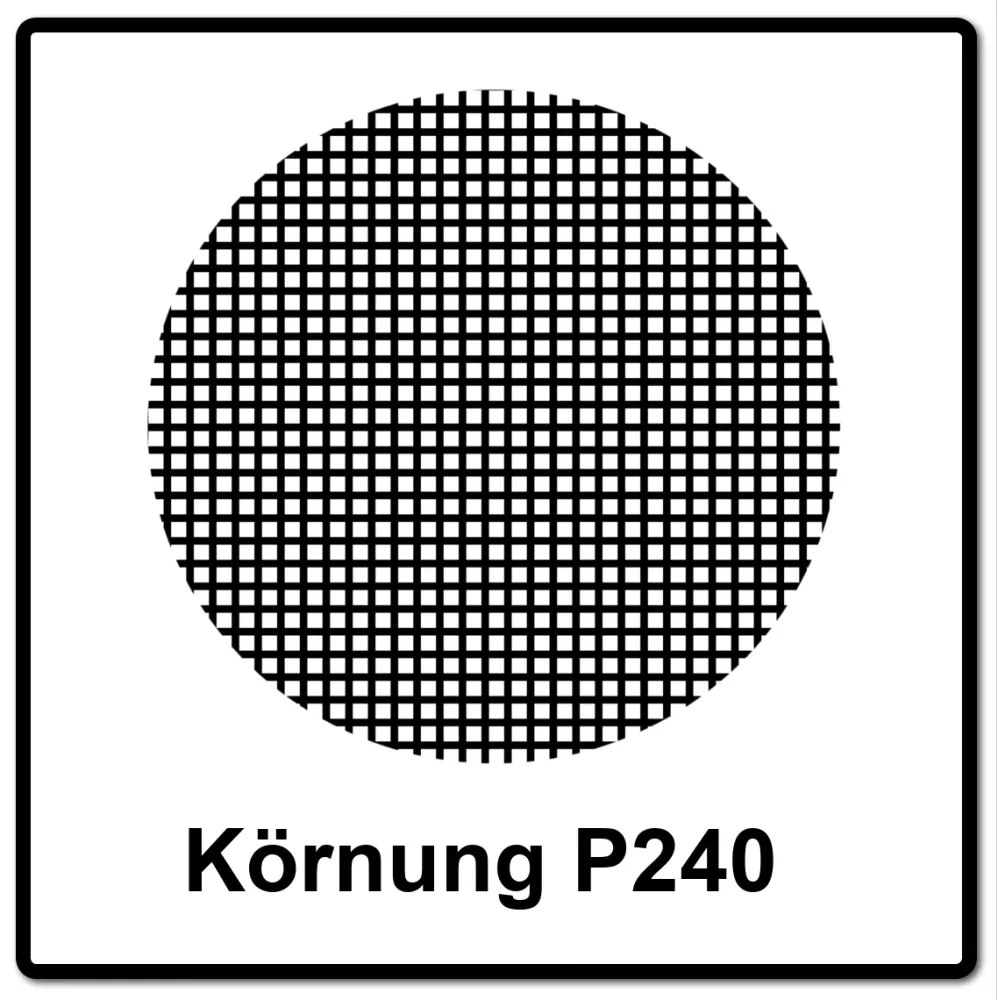 Tarcze szlifierskie Mirka ABRANET Grip 225 mm P240 25 sztuk ( 5422302525 )
