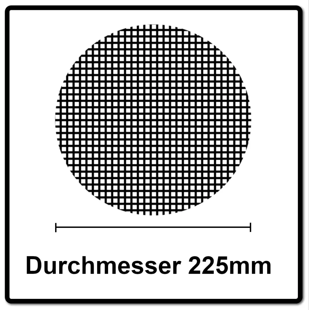 Tarcze szlifierskie Mirka ABRANET Grip 225 mm P240 25 sztuk ( 5422302525 )
