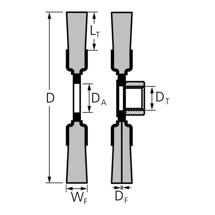 PFERD Szczotka tarczowa RBG 12512/22,2 CT INOX 0,35 Ø 125 mm Grubość drutu 0,35 mm ( 4000841219 )
