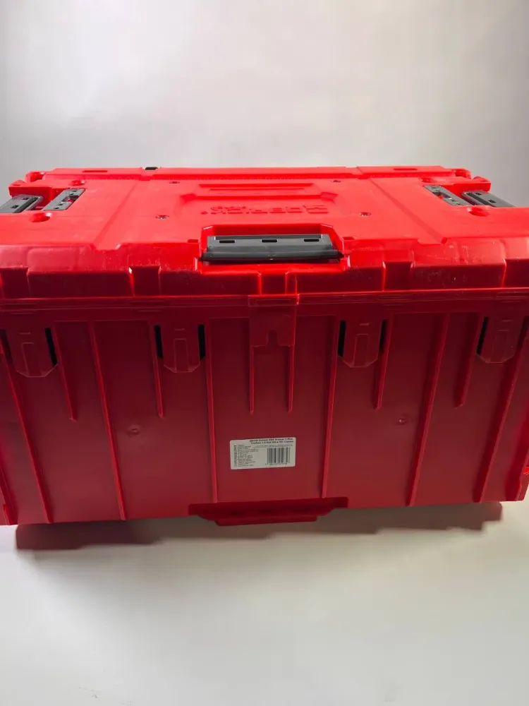 Qbrick System ONE Drawer 2 Toolbox 2.0 RED Ultra HD Niestandardowa skrzynka narzędziowa 587 x 380 x 340 mm 29 l z dwiema s...