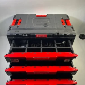 Qbrick System ONE Drawer 3 Toolbox 2.0 Skrzynka narzędziowa 587 x 380 x 340 mm 27 l z trzema szufladami