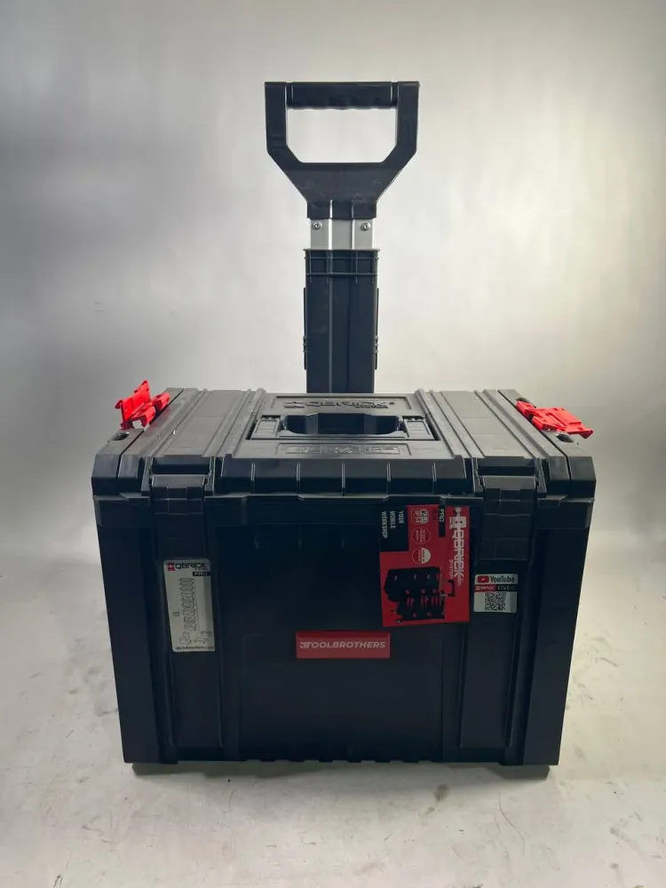 Qbrick System PRO Cart 2.0 Plus Drawer 3 mobilna skrzynka na kółkach 520 x 415 x 660 mm 12 l 2x 4,5 l zdejmowany podwójny...