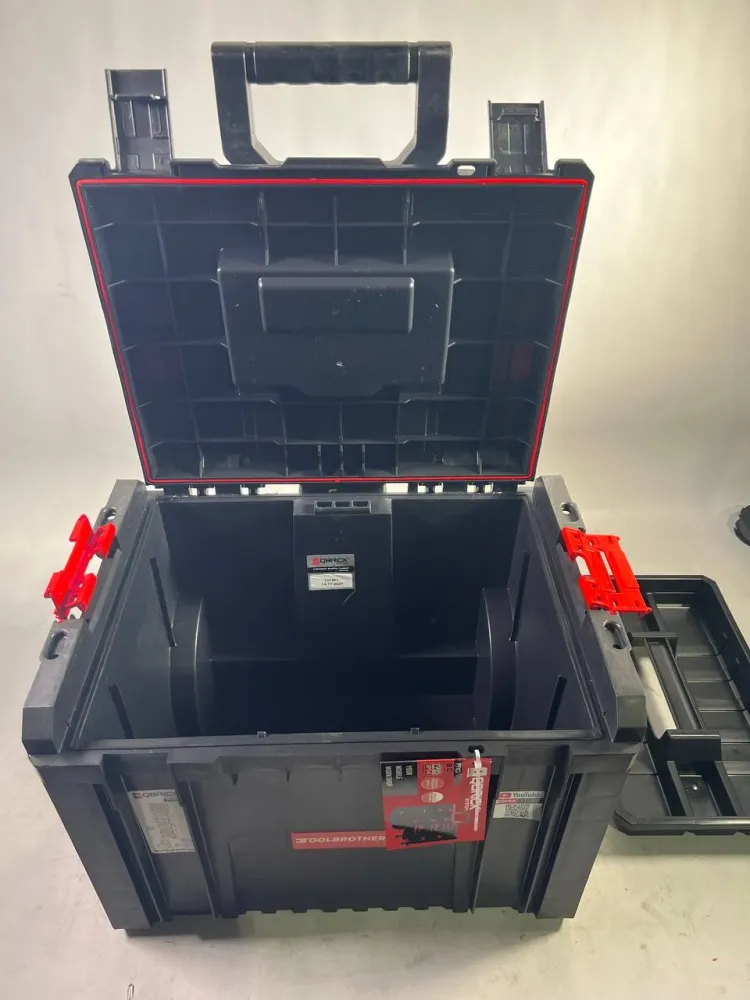 Qbrick System PRO Cart 2.0 Plus Drawer 3 mobilna skrzynka na kółkach 520 x 415 x 660 mm 12 l 2x 4,5 l zdejmowany podwójny...