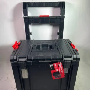 Qbrick System PRO Cart 2.0 Plus z możliwością sztaplowania 490 x 415 x 660 mm 29 l IP54 zdejmowany podwójny uchwyt telesko...