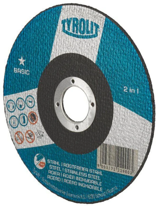 Tarcza tnąca Tyrolit BASIC ( 8000757601 ) D125x1.6mm otwór prosty 22.23 mm