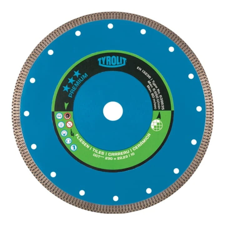 Diamentowa tarcza tnąca TYROLIT Premium Ø 230 mm otwór 22,23 mm ( 4000845050 )