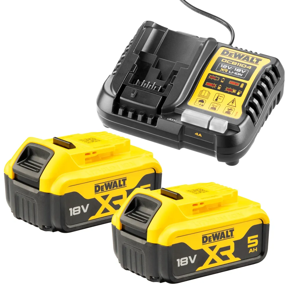 Zestaw energetyczny Dewalt DCB1104-P2 18 V 5 Ah