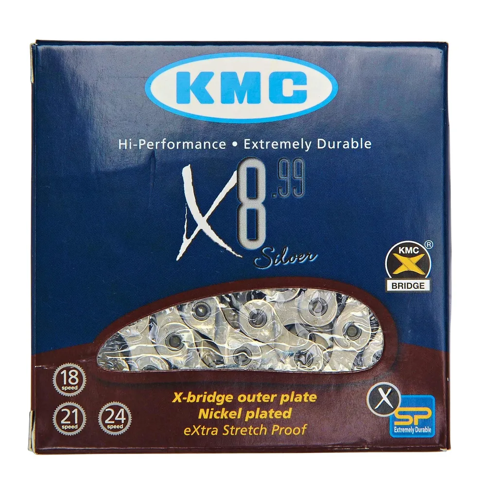 Łńcuch 6/7/8V KMC X8 srebrny