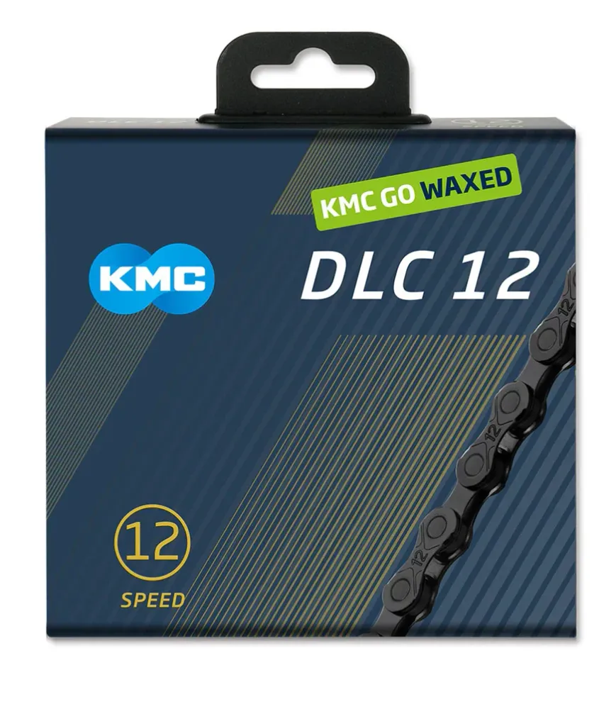 Łńcuch KMC DLC 12 12V czarny woskowany