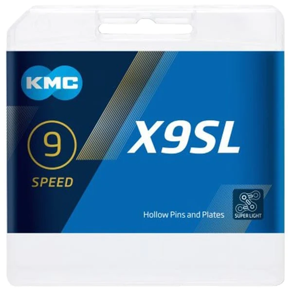 Łńcuch 9V KMC X9SL Ti-N Gold