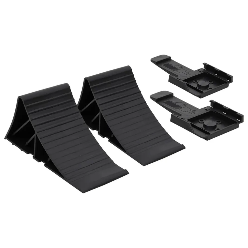 Kliny pod koł, 2 szt., 25x10x11,5 cm, plastikowe