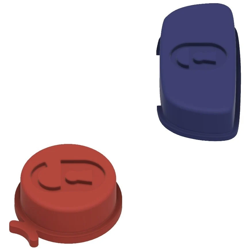Zestaw przycisków zapasowych do kluczyka samochodowego Citroen C1 / Toyota Aygo / Peugeot 107