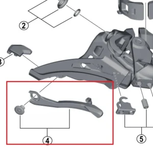 Płytka przerzutki widelca SHIMANO FD-M9025/8025/8020