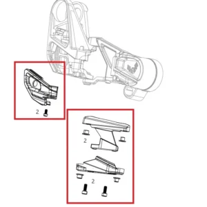 Zestaw ochronny przerzutki SRAM X0 T-Type Eagle AXS