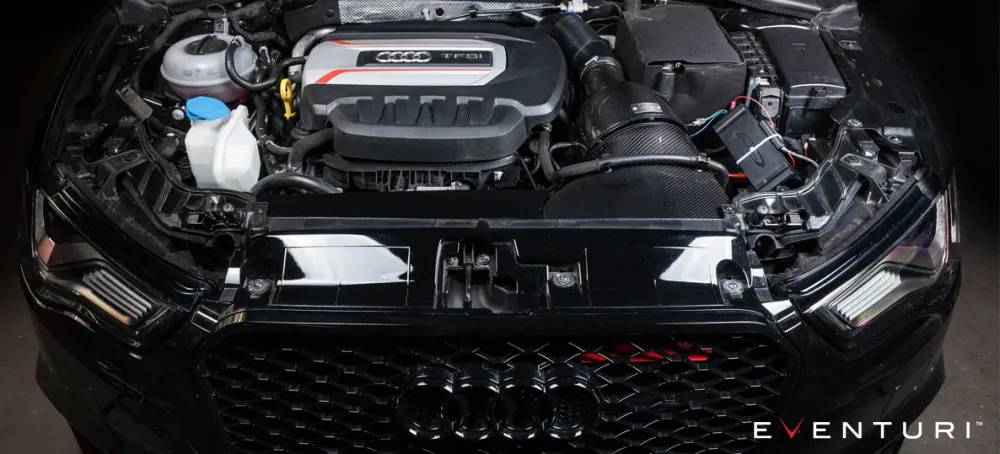Eventuri wlot powietrza z włókna węglowego VW Golf MK7 R/GTI Clubsport, Audi S3 8V, Leon Cupra 5F itd.