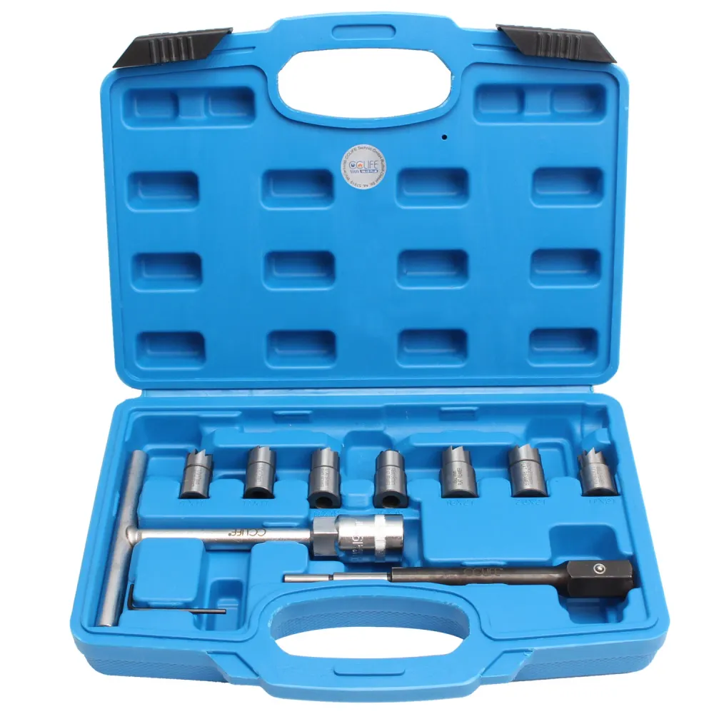 Diesel Injector Seat Cutter Injector Cleaning Cleaner Tool kit 10 pcs