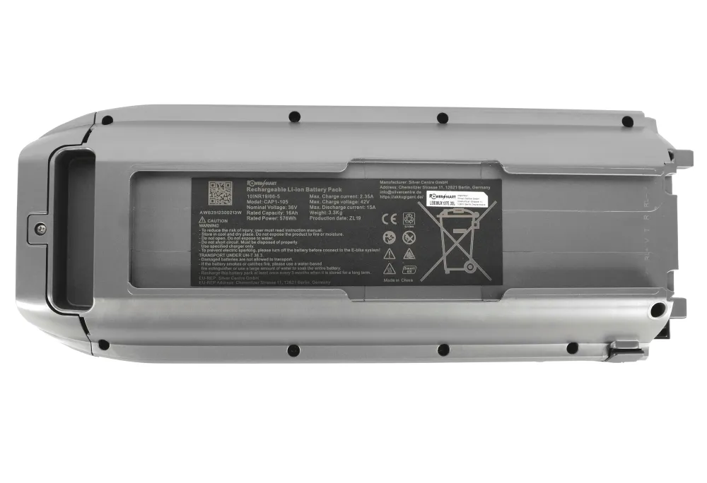 Akumulator bagażnika 36 V z Phylion UART do Vogue COMFORT, PREMIUM, BASIC, ELITE