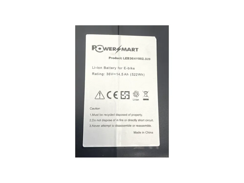 Akumulator litowo-jonowy 36 V 14,5 Ah do rowerów elektrycznych Gazelle Impulse C8, Impulse EM C7, C7+, C8