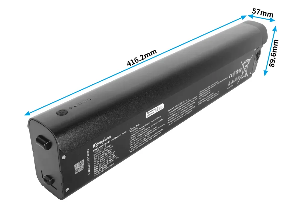 Bateria zamienna do roweru elektrycznego Qwic Premium 36V 15Ah pasuje do MN7 i MD9